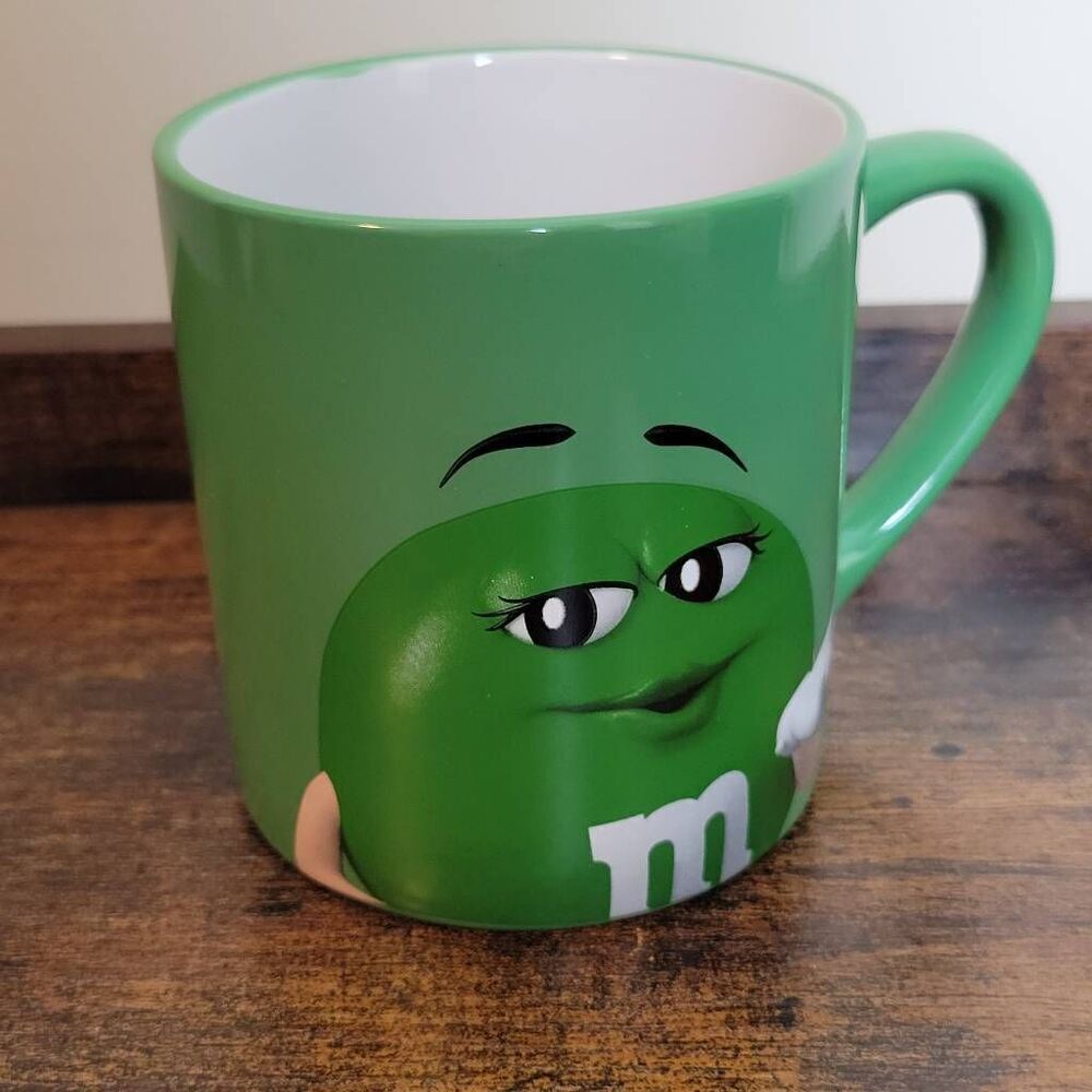 2020 M&M'S MS GREEN CHARACTER LIMITED EDITION COLLECTIBLE 12 oz CERAMIC MUG Eat
